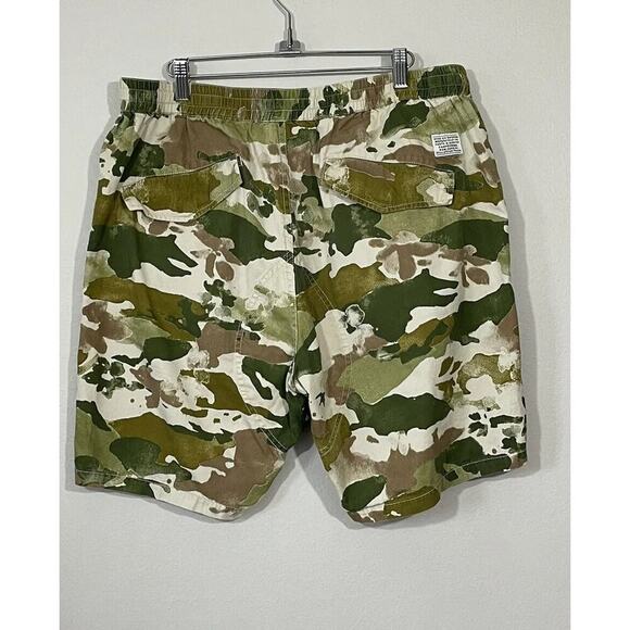 DEUS EX MACHINA Camouflage Size XL Gale Camo Field Print Drawstring Shorts - Picture 3 of 7